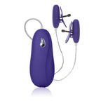 California Exotic Novelties Nipple Play Advanced Vibrating Heated Nipple Teasers, Purple