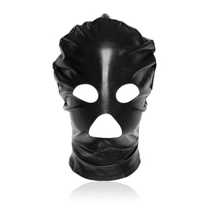 SM full cover elastic spandex gimp mask bdsm sex hood face mask with mouth hole couple Flirting tool cosplay costume fetish hood