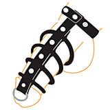 5 Ring Black Rubber Changeable Gates Of Hell