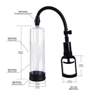 Penis Vacuum Pump Manual Penis Enlarger for Male Erection & Enhancement- Trainer Sex Toys Pumps & Enlargers Trainer for Men Manu
