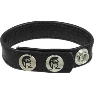 Spartacus Sewn Leather C Ring