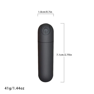 G Spot Bullet Vibrator Nipple Clitorals Stimulator USB Rechargeable for Travel - 10 Modes Portable Waterproof Mini Vaginal Anal