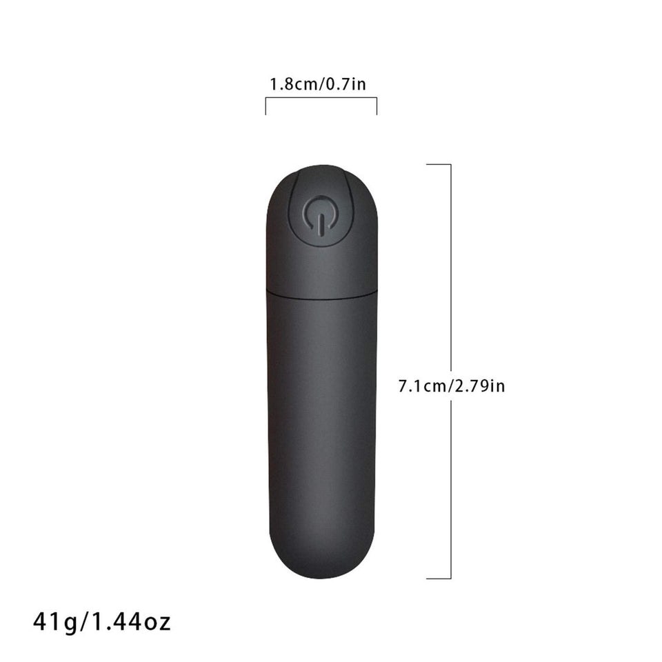 G Spot Bullet Vibrator Nipple Clitorals Stimulator USB Rechargeable for Travel - 10 Modes Portable Waterproof Mini Vaginal Anal