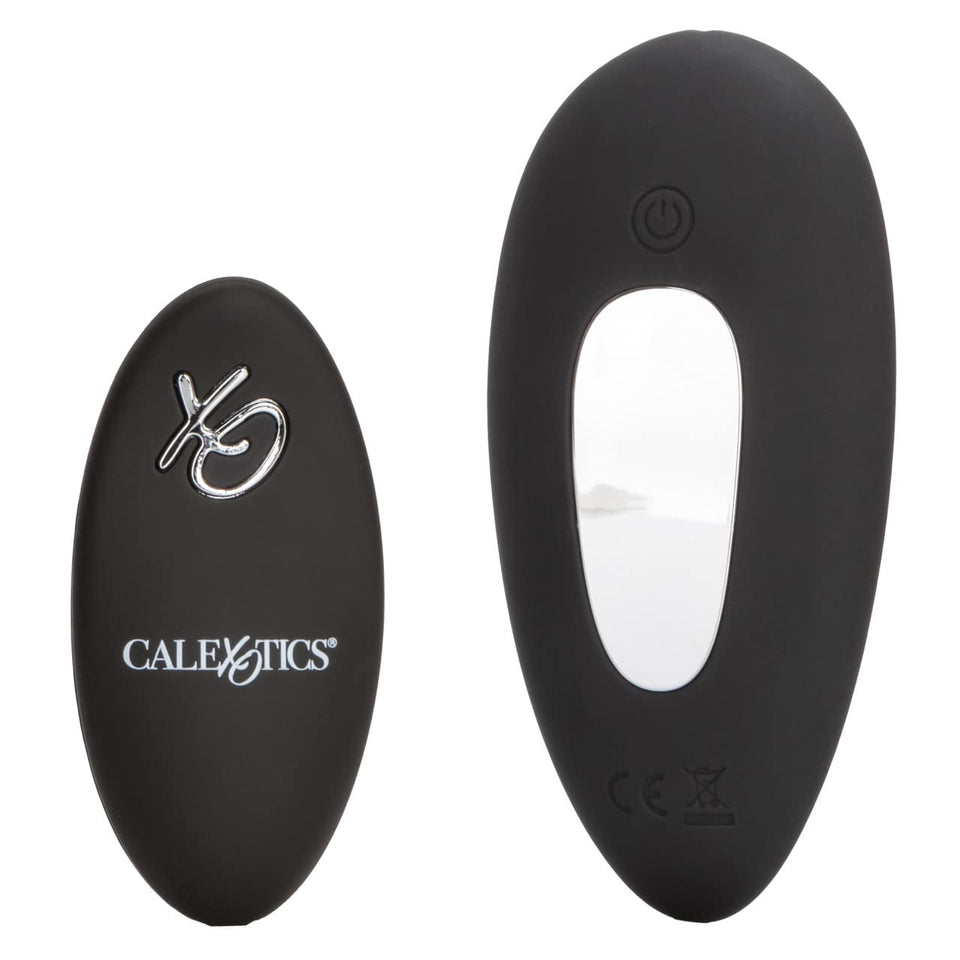 Calexotics Silicone Remote Panty Pleaser Vibrator - Waterproof Adult Sex Toys For Couples - 12 Vibe Function Massager - Black
