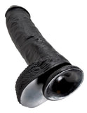 King Cock - 10In Cock W/ Balls Black