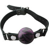 Spartacus Removable Silicone Ball Gag, Purple, 2 Inch