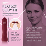 Femme Funn Booster Bullet Vibrator - 20 Powerful Modes Usb Rechargeable & Whisper Quiet Bullet Massager Vibrators For Women (Maroon)