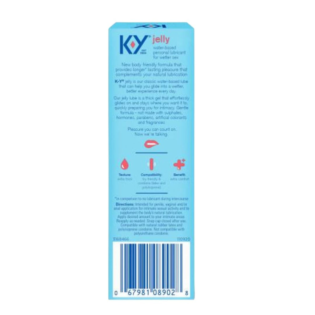 K-Y Jelly Personal Lubricant, 2 oz. (Pack of 2)