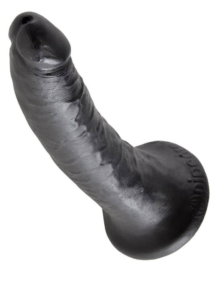 Pipedream King Cock Dildo, Black, 7 Inch