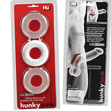 Hunkyjunk Huj3 C-Ring 3-Pack White Ice