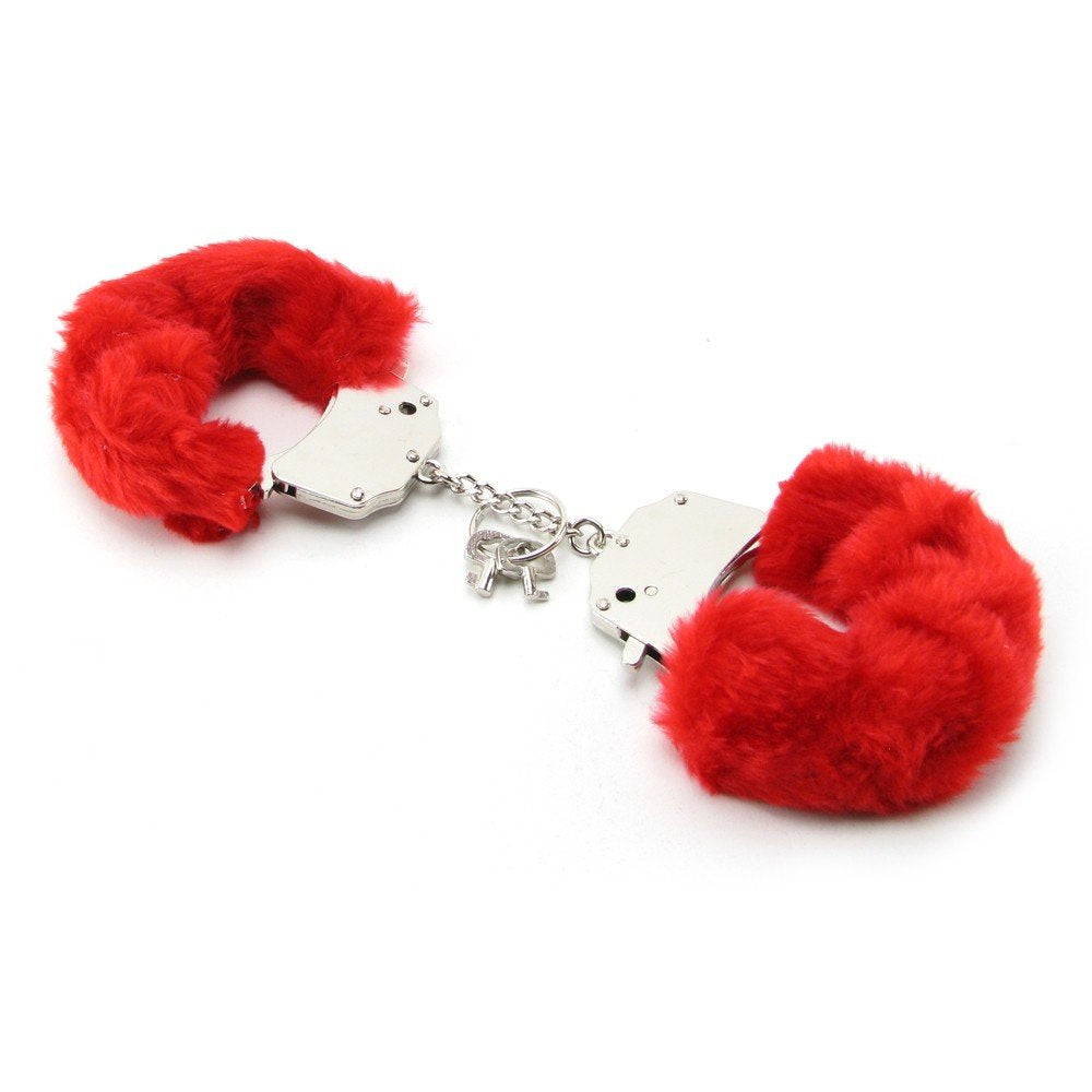 Pipedream Fetish Fantasy Series Furry Cuffs, Red