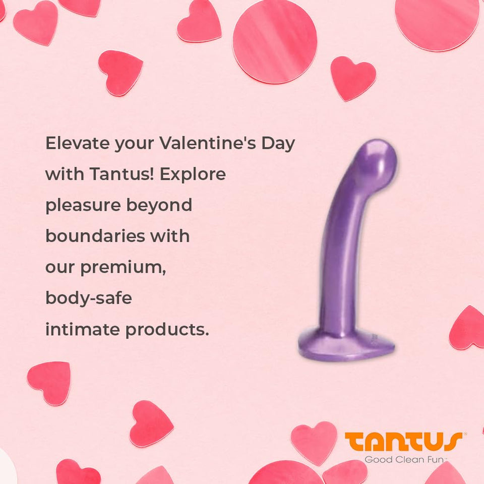 Tantus Sex/Adult Toys Sport Dildo - 100% Utra-Premium Flexible Silicone Perfect For Strap-On Harness Play, Anal Safe For Couples, Men, Women, Lgbtq - Glossy, Midnight Purple