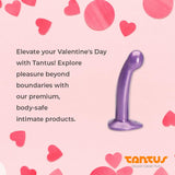 Tantus Sex/Adult Toys Sport Dildo - 100% Utra-Premium Flexible Silicone Perfect For Strap-On Harness Play, Anal Safe For Couples, Men, Women, Lgbtq - Glossy, Midnight Purple