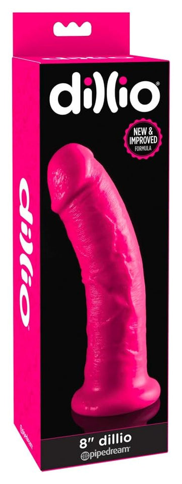 Pipedream Products Dillio 8 Inch Dillio, Hot Pink