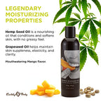 Massage Oil Edible Mango 8Oz