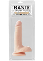 Pipedream Basix 8-Inch Suction Cup Thicky Dong, Flesh