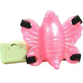 Golden Triangle Angels Butterfly Massager Jelly Clitoral Stimulation, Pink