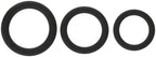 Cloud 9 Novelties 9 Inch Silicone Odorless Dildo With C-Rings (Brown)