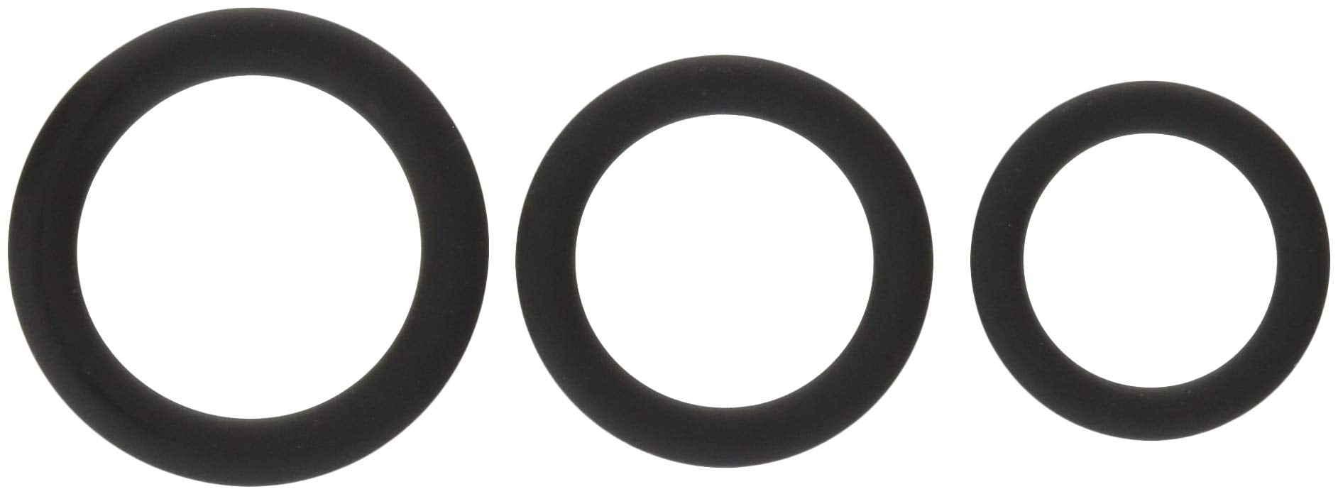 Cloud 9 Novelties 9 Inch Silicone Odorless Dildo With C-Rings (Brown)