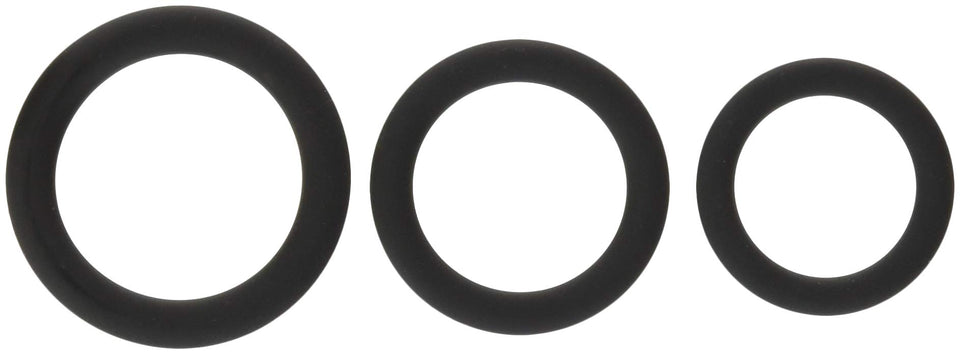 Cloud 9 Novelties 9 Inch Silicone Odorless Dildo With C-Rings (Brown)