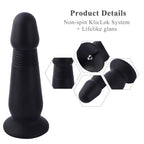 Hismith 10.24 '' Grenade Silicone Anal Plug with KlicLok System for Hismith Premium Sex Machine, 9.25 '' Insert-able Length, Dia