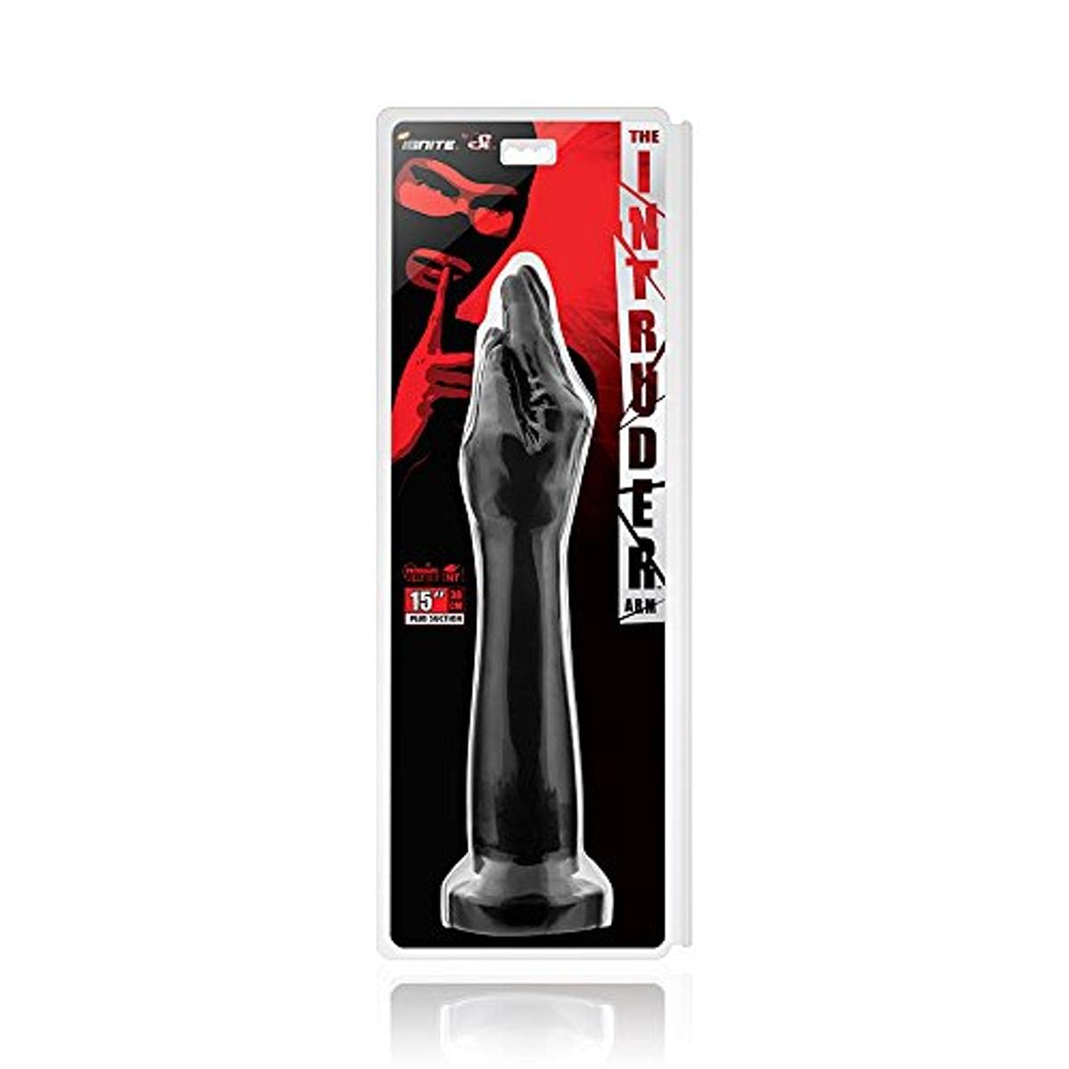 Ignite Intruder Hand With Arm Dildo Black