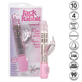 Calexotics Novelties Thrusting Action Jack Rabbit Vibrator, Pink