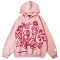 POOPMOOM Y2k Hoodie Men Aesthetic Graphic Hoodies Pullover Sweatshirt Hip Hop Streetwear Goth Grunge Harajuku Jacket