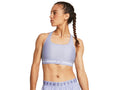 Under Armour Womens Crossback Mid Impact Sports Bra, (539) Celeste/Celeste/White, X-Small
