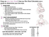 Bali WomenS Satin Tracings Minimizer Underwire Bra Df3562 In The Navy Scroll 36G