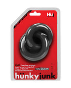 Blue Ox Designs Oxballs 73007: Hunkyjunk Duo Linked Cock/Ball Rings, Tar