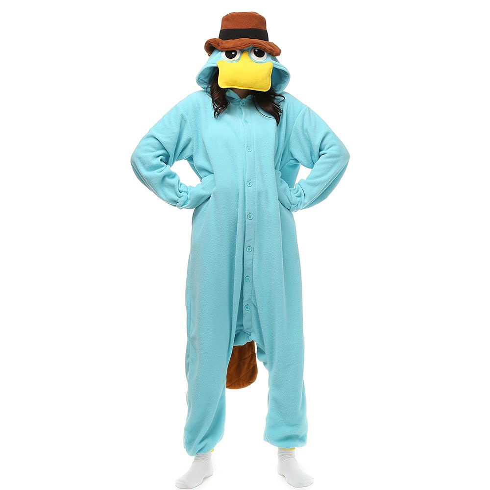 NAITOKE Animal Onesie Adults Halloween Costumes Cosplay Pajamas Sky Blue