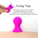 1 Pair Nipple Sucker Nipple Sex Toys, Silicone Nipple Stimulator for Women Man Couples Nipple Play SM Sexual Game, High Powerful