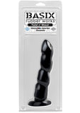 Basix Rubber Works 8-Inch Twist N Shout With Suction Cup Dong Black