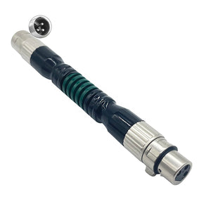 TenFruit 3XLR to 3XLR Connetor with Spring Extension Rod Sex Machine Device Attachements 3XLR Adapter for 3XLR Dildo Masturbator
