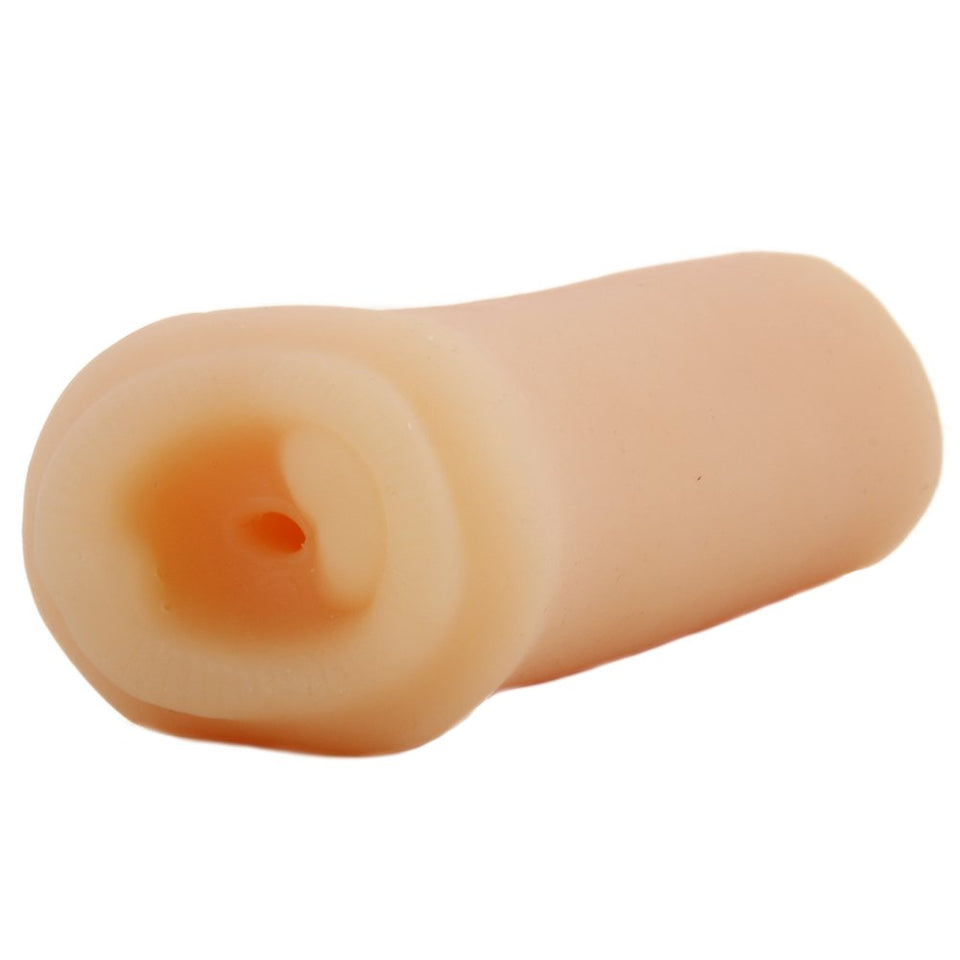 Blush Hot Mouth - 5.25 Inch Pocket Deep Throat Action X5 Plus Realistic Feel Blow Job Masturbator - Textured Vagina Lips Pussy - Open Ended Quick Easy Cleaning Oral Adult Sex Toy