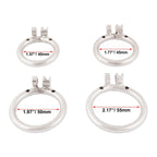 TERNENCE Metal Male Chastity Device Small 304 Steel Stainless Comfortable Cock Cage Adult Game Sex Toy D240 (1.57 inch / 40mm)