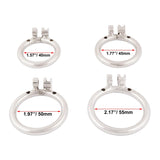 TERNENCE Metal Male Chastity Device Small 304 Steel Stainless Comfortable Cock Cage Adult Game Sex Toy D240 (1.57 inch / 40mm)