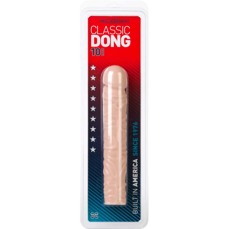Classic Dong: 10In.X 1.75In. (Flesh)