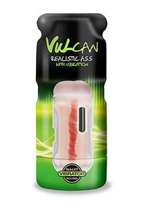 (Wd) Cyberskin Vulcan Realisti Ass W/Vibration Cream Stroker