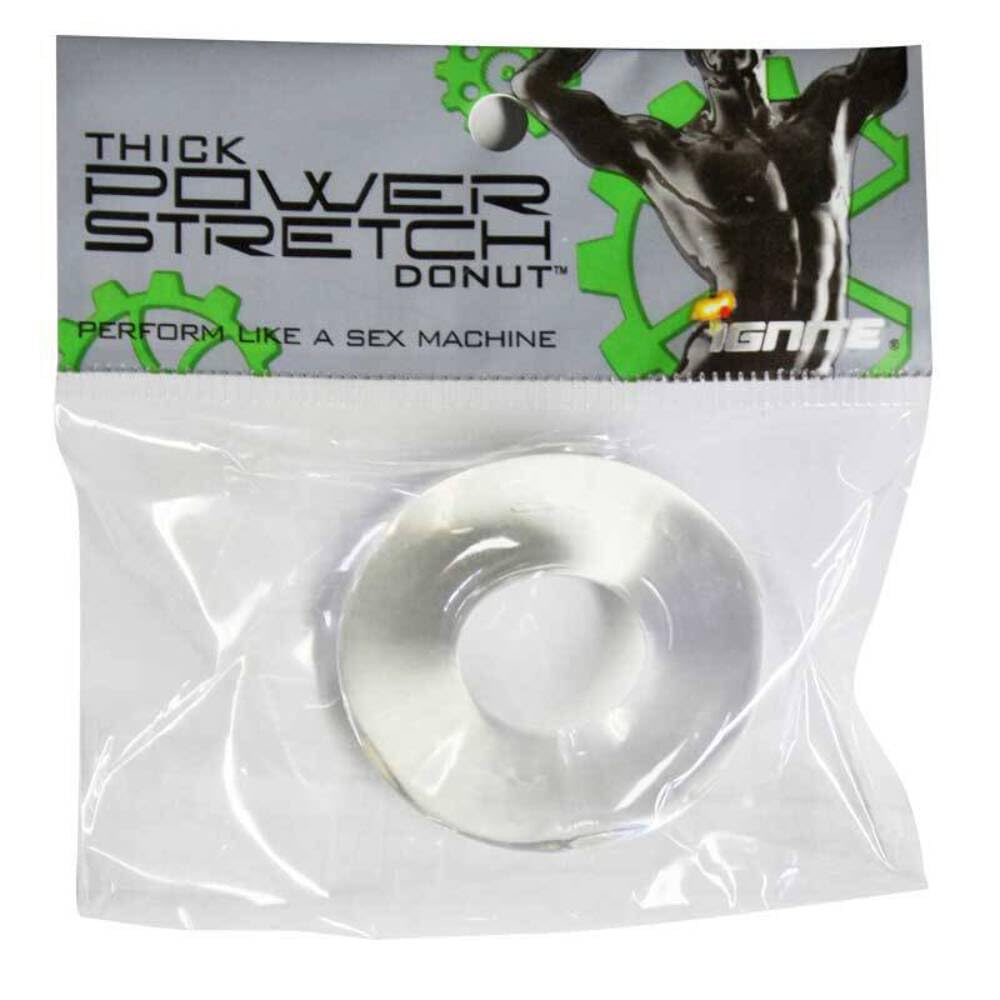 Ignite Thick Power Stretch Donut Clear, Ring