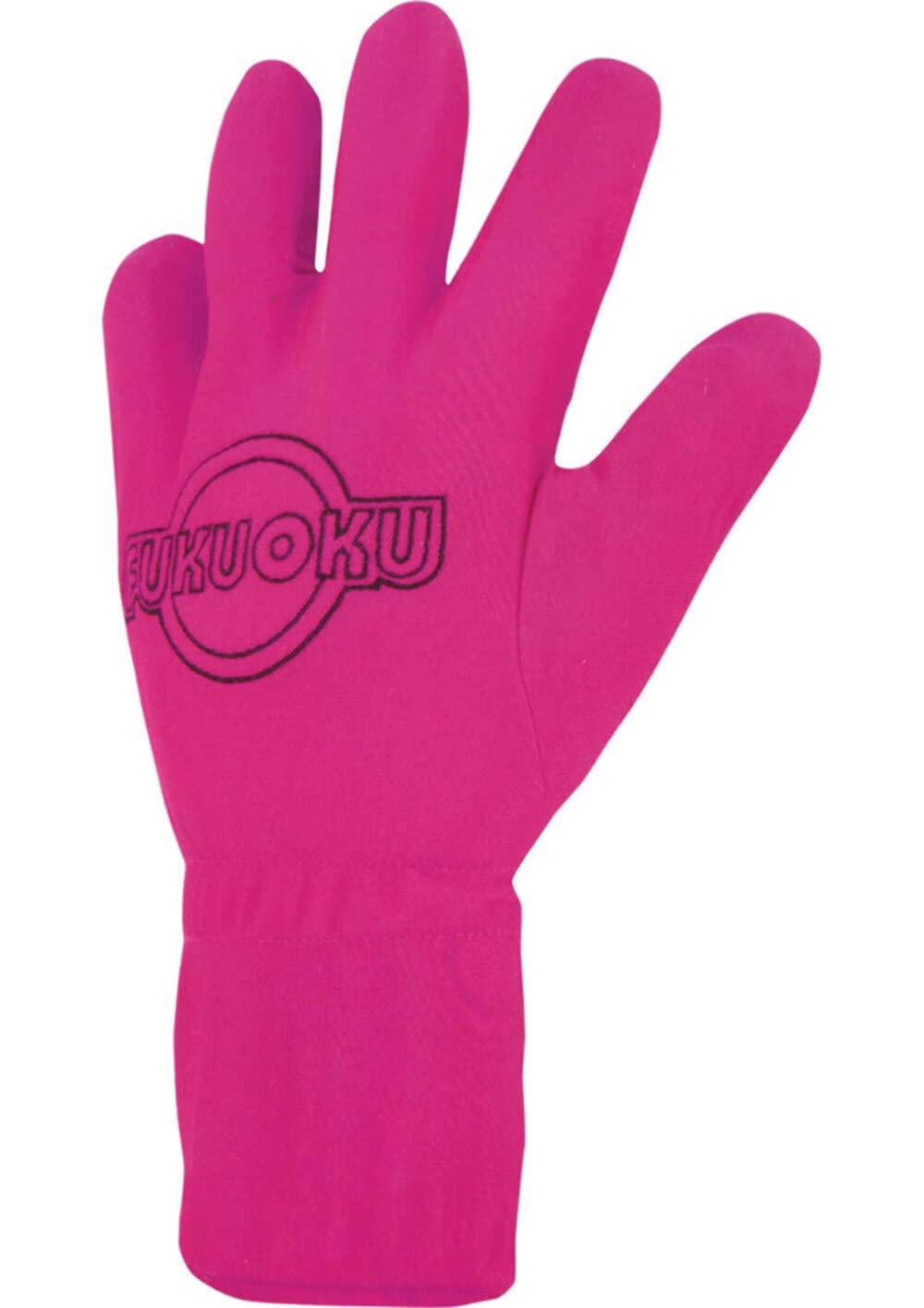 Fukuoku Pink Left Hand Five Finger Vibrating Massage Glove - (Fits Small To Medium Hand)