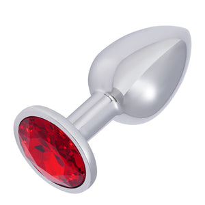 Hmxpls Small Anal Plug, Anal Toy Plug Beginner, Personal Sex Massager, Stainless Steel Butt Plug for Women Men Couples Lover, Re