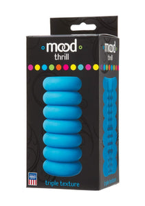 Doc Johnson Mood - Thrill - Ultraskyn - Stroker With Triple-Texture Pleasure Tunnel - Blue