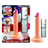 All American Mini Whoppers 5In Straight Dong Flesh Vib.