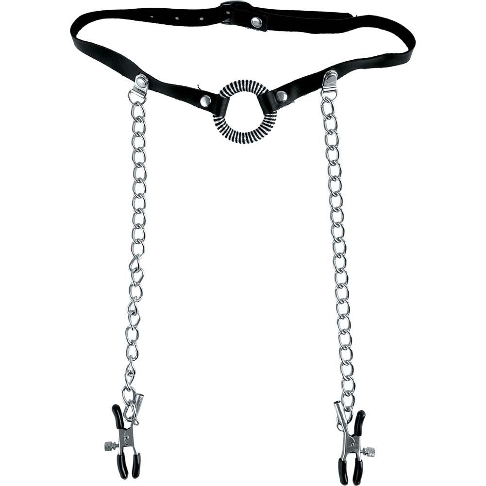 Pipedream Fetish Fantasy Fetish Fantasy Limited Edition - O Ring Gag & Nipple Clamps, 3.4 Ounce