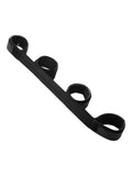Spreader Bar with Cuffs - Adjustable BDSM Restraint Kit with Neoprene-Lined Nylon Cuffs and Lightweight Bar for Bondage Play