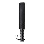 Quality Studded Spanking Paddles, 14.7inch Faux Leather Paddle for Adults Sex Play, Black