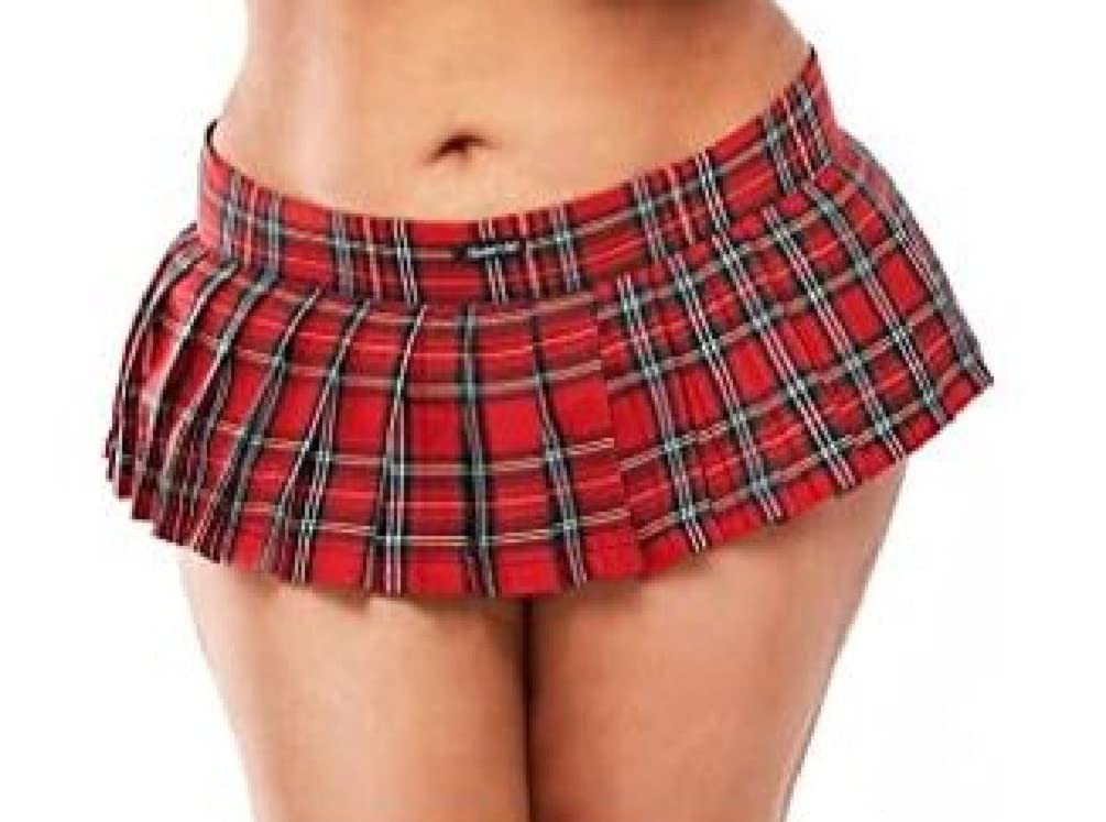 Teacher'S Pet Schoolgirl Skirt Red Q/S