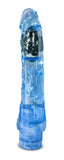 Blush Mambo Vibe - 9 Inch Soft Realistic Vibrating Dildo - Tunable Vibrations Located At The Tip For Deep Stimulation - Flexishaft So It'S Not Floppy - Waterproof Vibrator For Women Men - Clear Blue